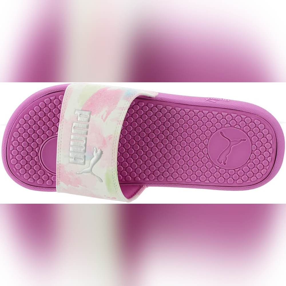 Puma Womens Cool Cat Pink Bleached Bright Slide Sandals Size 8 - Picture 3 of 6